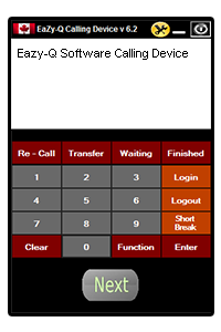 Counter Calling Unit -<br>CD6Tsw